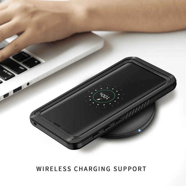 - Funda para Samsung Galaxy S8+ Plus, IP68, resistente al ag