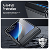 para Moto Razr Plus Funda, Protector de Pantalla Incorporado