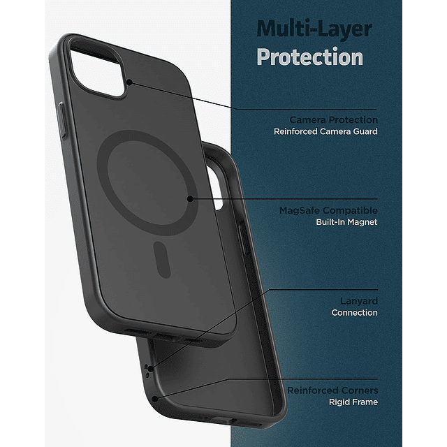 Encased SlimShield para iPhone 15 PRO MAX Estuche con clip p