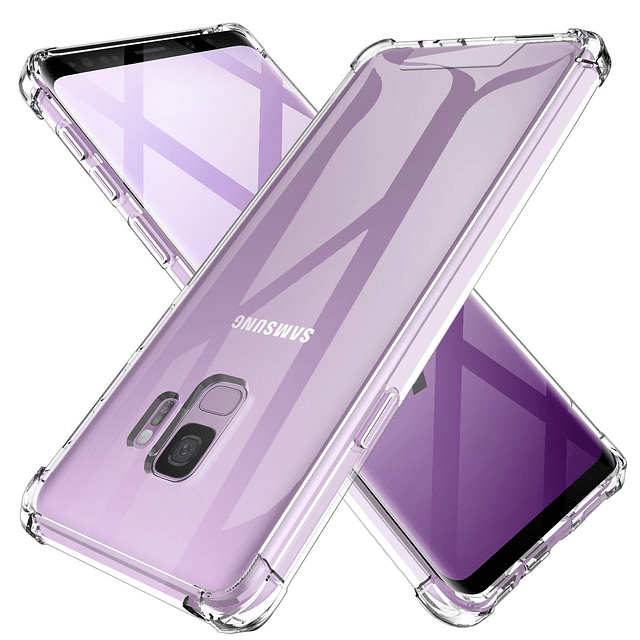 Funda transparente para Samsung Galaxy S9, Airbags Esquinas