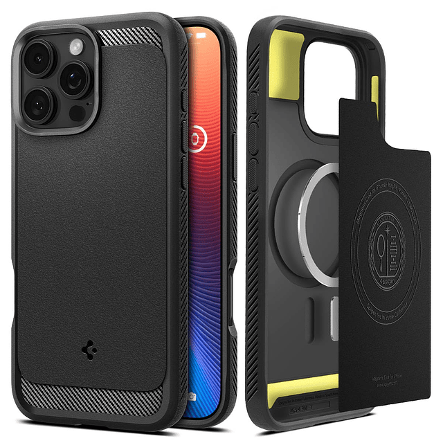 Rugged Armor MagFit diseñado para iPhone 16 Pro Max Case (20