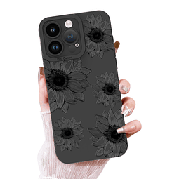 Funda floral para iPhone 15 Pro Max, lindo diseño de flores