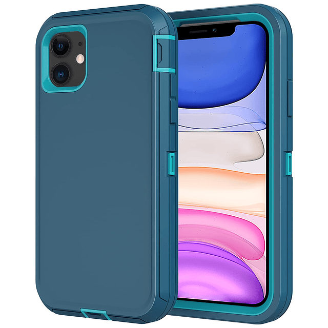 Funda para iPhone 11, protección resistente de 3 capas [a pr