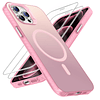 Funda magnética para iPhone 12 Pro Max, con 2 protectores de