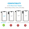 Compatible con iPhone 15 Funda tipo cartera con tarjetero, p