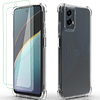 Funda para Moto G 5G 2024: Transparente con 2 Protectores de