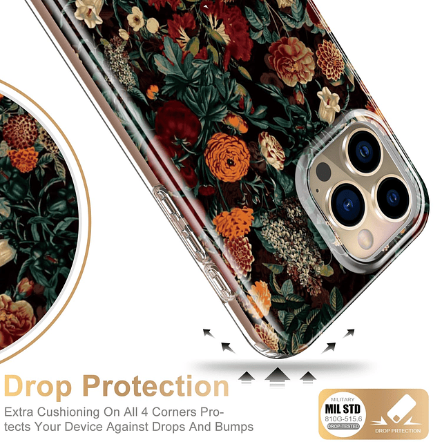 Funda para iPhone 15 Pro Max con protector de pantalla incor