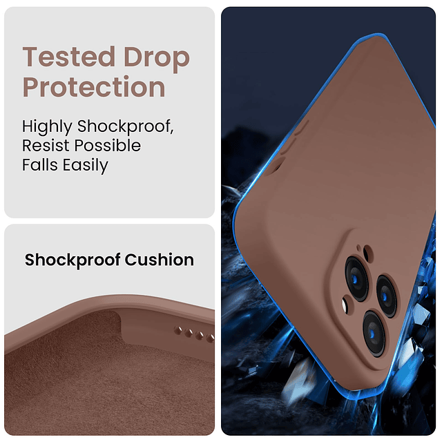 Funda diseñada para iPhone 13 Pro Max, funda de silicona [pr