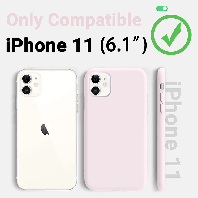 Funda mejorada Slim Fit para iPhone 11, funda de silicona pr