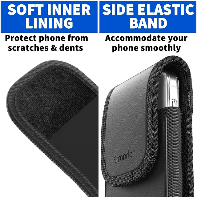 Holster para iPhone 16, 15, 15 Pro, 14, 14 Pro, 13, 13 Pro,