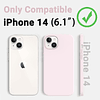 Compatible con iPhone 14, Silky Touch Premium suave silicona