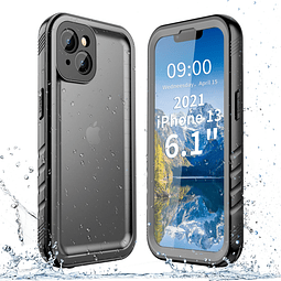 Funda impermeable para iPhone 13, protector de pantalla inte