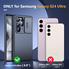 Funda para Samsung Galaxy S24 Ultra con cubierta para cámara