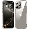 Funda transparente para iPhone 16 Pro, [antiamarillamiento]