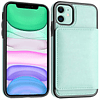 Funda para iPhone 11 con tarjeteros, Funda de cuero delgada