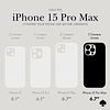 Funda para Apple iPhone 15 Pro Max, compatible con la cubier