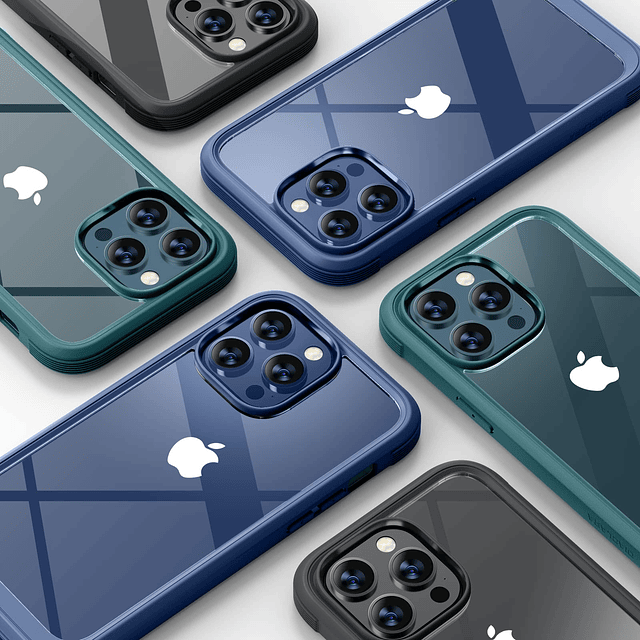 Diseñado para iPhone 12 Pro Max, funda resistente de cuerpo