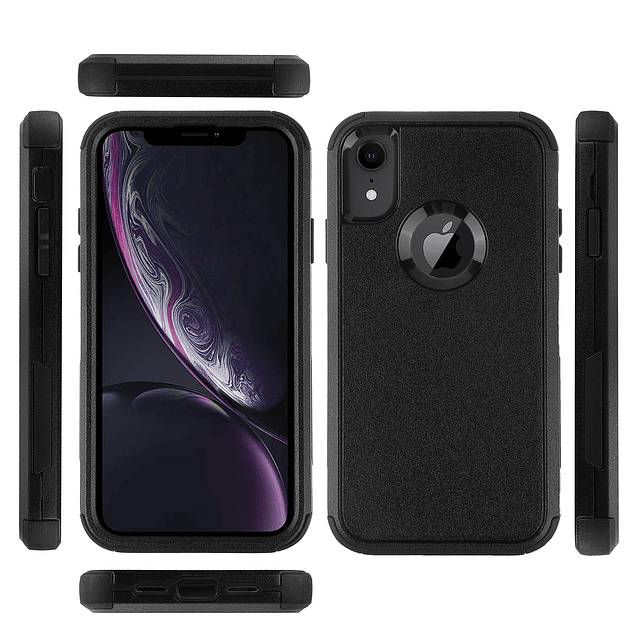 Funda para iPhone XR, [3 capas] [a prueba de golpes] [a prue