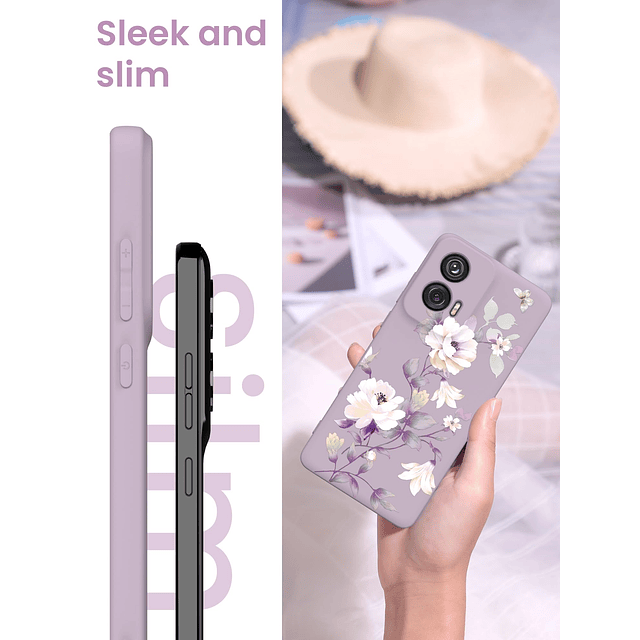 Funda para Motorola G Stylus 5G 2024 con 2 protectores de pa