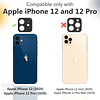 Funda para Apple iPhone 12 Pro/iPhone 12 con funda con clip