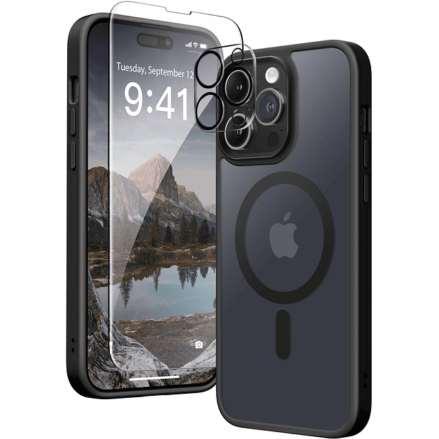 Funda magnética para iPhone 14 Pro Max, compatible con MagSa