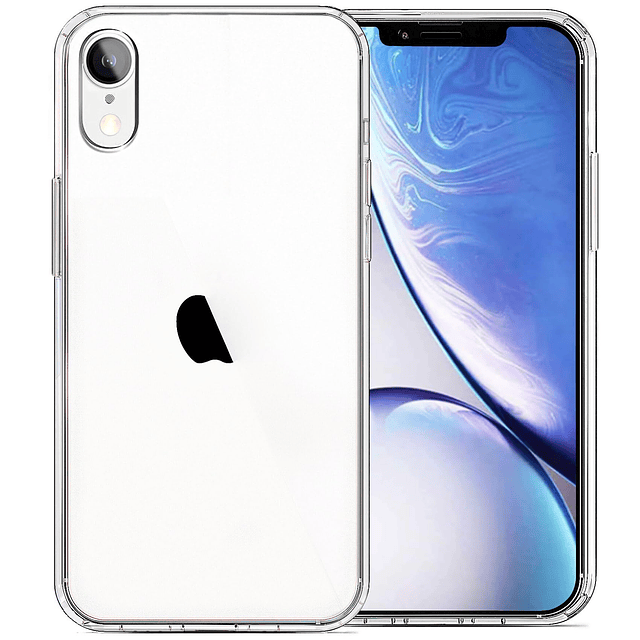 Compatible con Funda para iPhone XR, Transparente, Suave, Tr