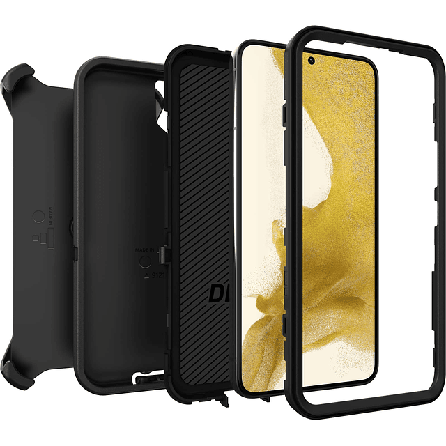 Estuche Galaxy S22 Defender Series - NEGRO, resistente y dur