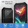 Funda para iPhone 15 Pro max Protección resistente con lente