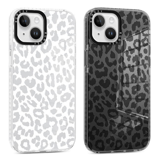 Paquete de 2 fundas de guepardo para Apple iPhone 13/iPhone