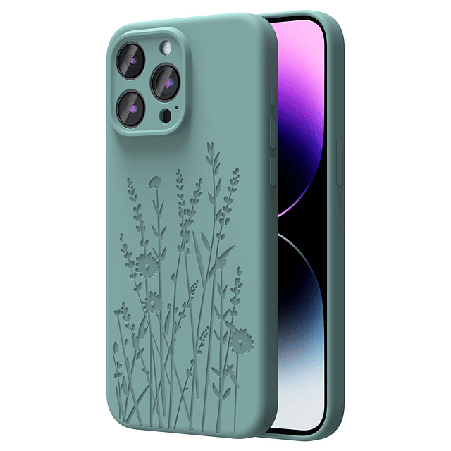 Funda de Silicona Magnética Compatible con iPhone 15 Pro, Im