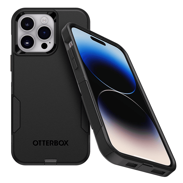 COMMUTER SERIES para iPhone 14 Pro Max (SOLO) - NEGRO