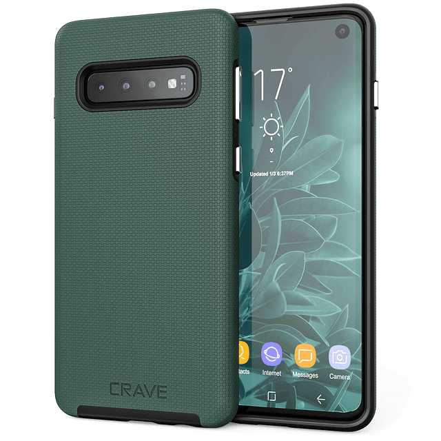 Dual Guard para Samsung Galaxy S10, funda de protección a pr