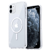 Funda magnética fuerte transparente para iPhone 11 [Compatib