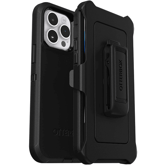 Estuche Defender Series para iPhone 14 Pro Max (SOLO) - NEGR