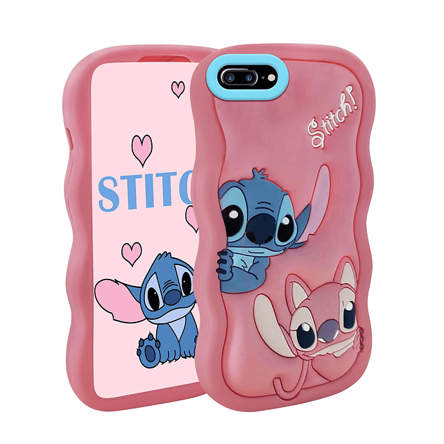 Funda para iPhone 8 Plus/7 Plus/6S Plus/6 Plus, Cool Cute 3D