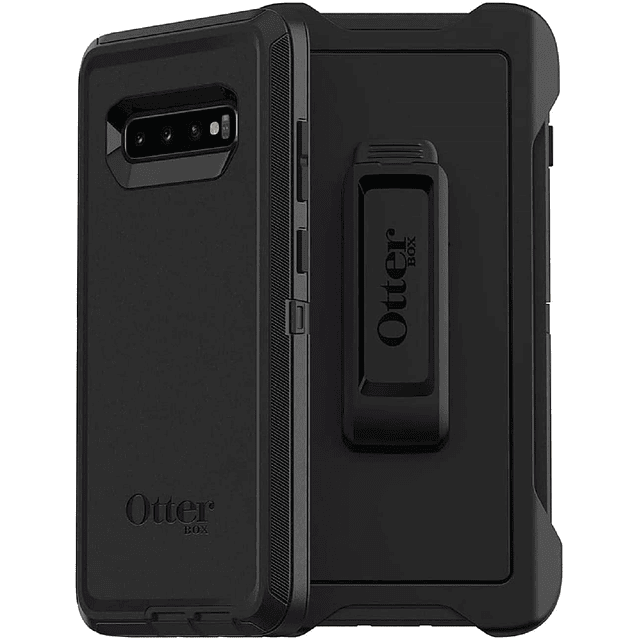 Funda DEFENDER SERIES para Galaxy S10+ (Plus) - NEGRO