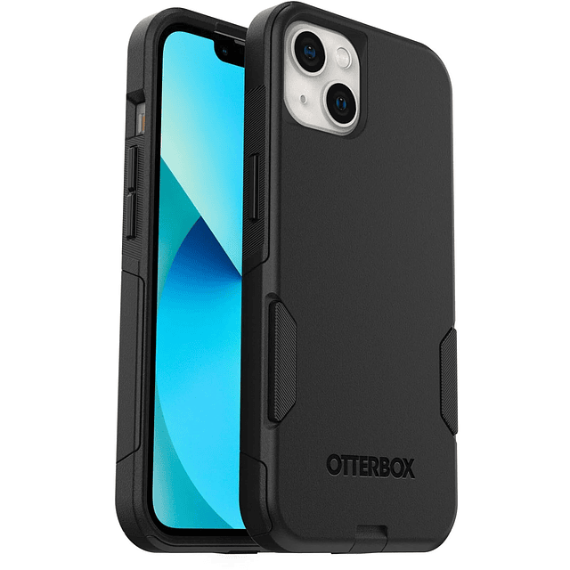 Estuche Commuter Series para iPhone 13 (SOLO) - NEGRO, delga