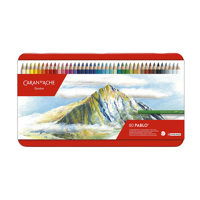 Caran D'ache Caran D''Ache 80 Color Pablo Set (666.380)