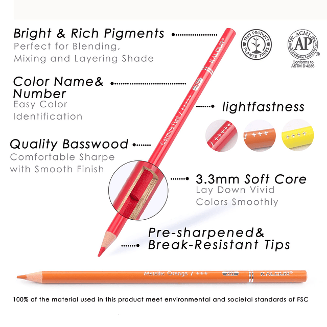 Juego de 132 lápices de colores, con libro para colorear par