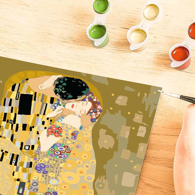 Klimt: El beso Kit de pintura por números para adultos - 236