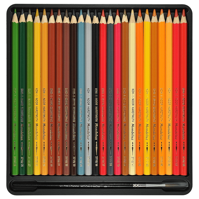 Set de dibujo Koh-i-noor Mondeluz Aquarell. 72 lápices de co