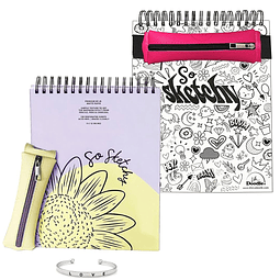 Bloom and Color It Yourself Bloc de bocetos, cuaderno de boc