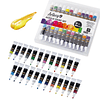 Juego de pintura acrílica – 24 colores vibrantes (0.4 fl oz/