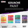 Paquete con juego profesional de 36 colores de pintura Gouac