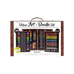 Art 101 Deluxe Art and Doodle Art Set, colores surtidos, 168