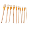 10 unids/set pelo de cerdo mango de madera artista pincel pi