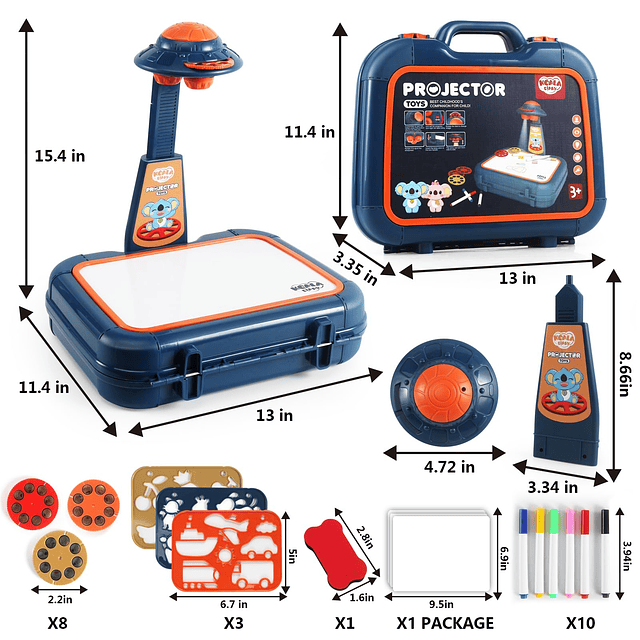 Proyector de dibujo para niños, juguetes para niñas de 4 a 6