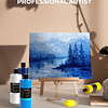 Juego de pintura acrílica a granel de 24 colores (8,45 oz, 2