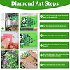 Kits de pinturas de diamante para adultos, kits de arte de d