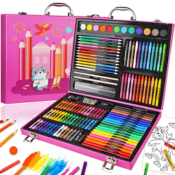 Art Supplies, juego de arte para dibujar y colorear de 184 p